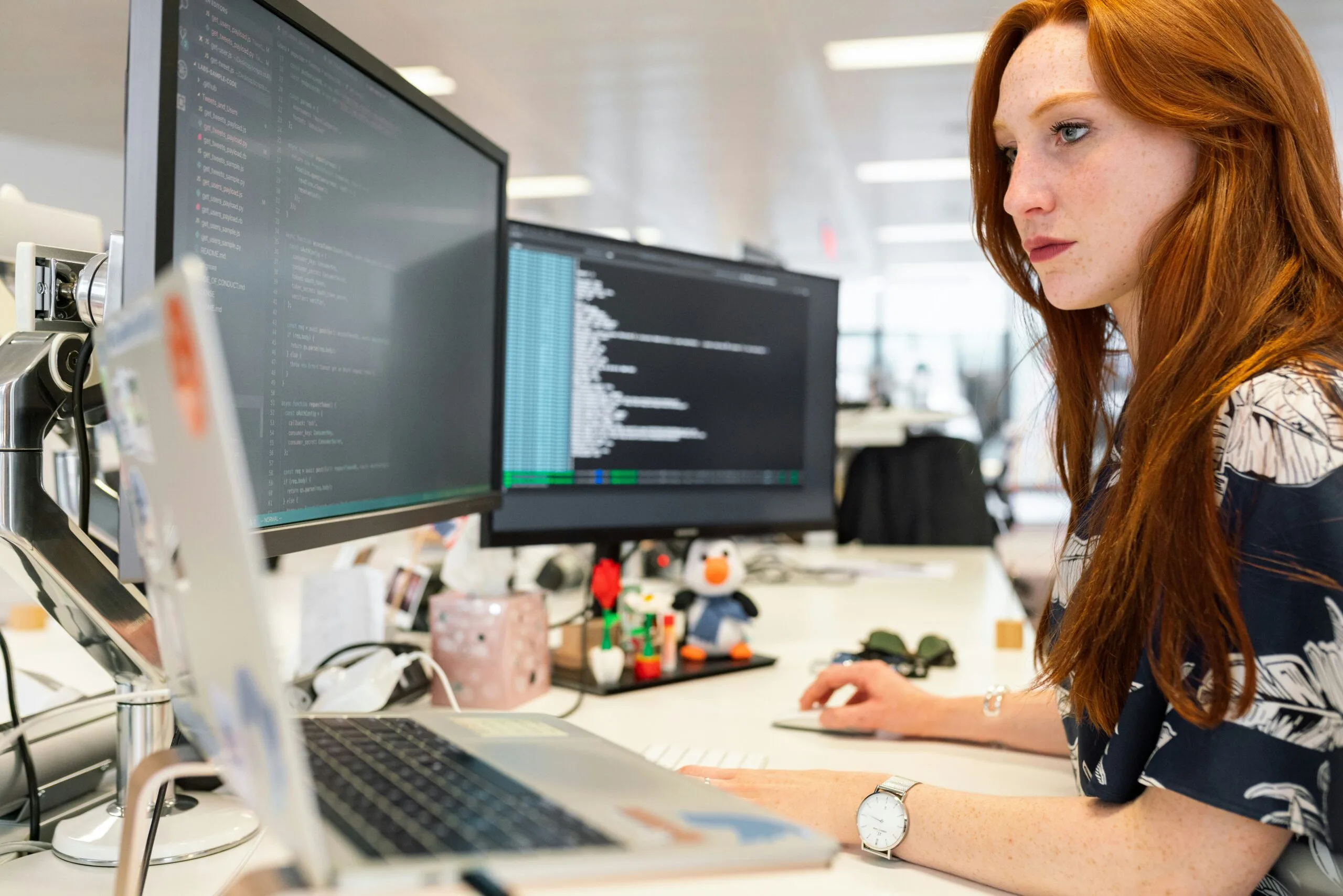 Developers building custom software